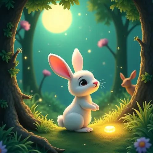 English Bedtime Story for Kids: The Magical Adventure of Little Rabbit